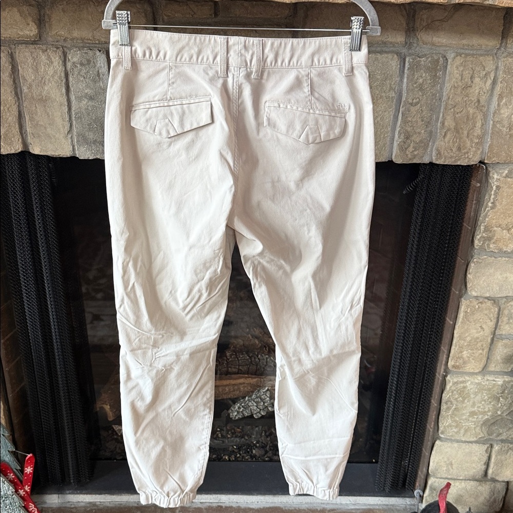 Stio Women's Cream hiking active Joggers pants. Size 8 - Picture 4 of 9